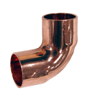 90 Deg Elbow, Copper C x C, 3/8", Short