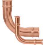 RLS Copper Press 90 deg Elbow (Crimp), 7/8"