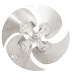 Fan, Prop, 22", Cw, 4-34, 1/2" Bore