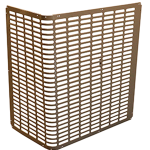 Coil Guard Panel, C-Base, 35", Champagne, LH
