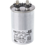 Round Dual Run Capacitor, 80/7.5 MFD, 440V